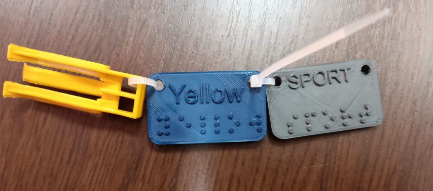 Make:able Challenge – Braille clothes tags